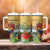 Costa Rica Independence Day Tumbler With Handle Scarlet Macaw Parrot Tropical Flowers - Wonder Print Shop