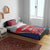 Custom Costa Rica Football Bedding Set Los Ticos Sporty Style - Wonder Print Shop
