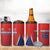 Custom Costa Rica Football 4 in 1 Can Cooler Tumbler Los Ticos Sporty Style - Wonder Print Shop
