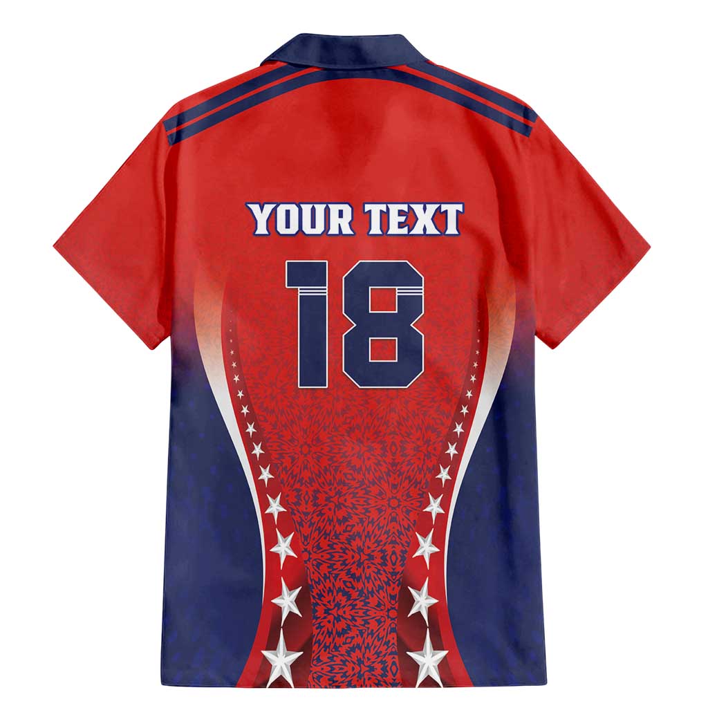 Custom Costa Rica Football Family Matching Mermaid Dress and Hawaiian Shirt Los Ticos Sporty Style - Wonder Print Shop