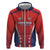 Custom Costa Rica Football Hoodie Los Ticos Sporty Style - Wonder Print Shop