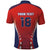Custom Costa Rica Football Polo Shirt Los Ticos Sporty Style - Wonder Print Shop