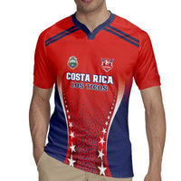 Custom Costa Rica Football Rugby Jersey Los Ticos Sporty Style - Wonder Print Shop