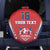 Custom Costa Rica Football Spare Tire Cover Los Ticos Sporty Style - Wonder Print Shop