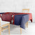 Custom Costa Rica Football Tablecloth Los Ticos Sporty Style - Wonder Print Shop