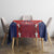 Custom Costa Rica Football Tablecloth Los Ticos Sporty Style - Wonder Print Shop