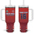 Custom Costa Rica Football Tumbler With Handle Los Ticos Sporty Style - Wonder Print Shop