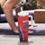 Custom Costa Rica Football Tumbler With Handle Los Ticos Sporty Style - Wonder Print Shop