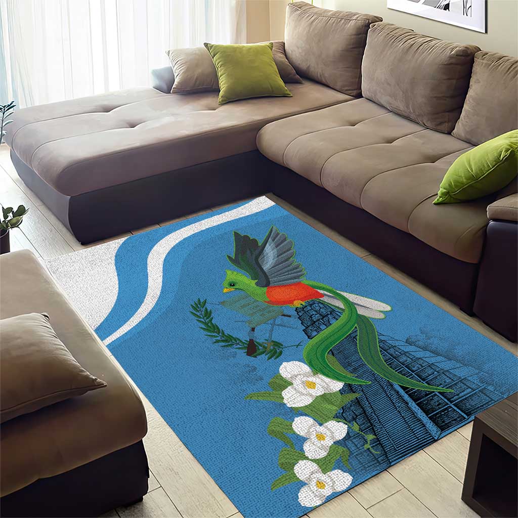 Guatemala Independence Day Area Rug Guatemalan Quetzal Libre Crezca Fecundo - Wonder Print Shop