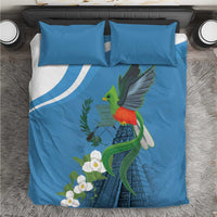 Guatemala Independence Day Bedding Set Guatemalan Quetzal Libre Crezca Fecundo - Wonder Print Shop