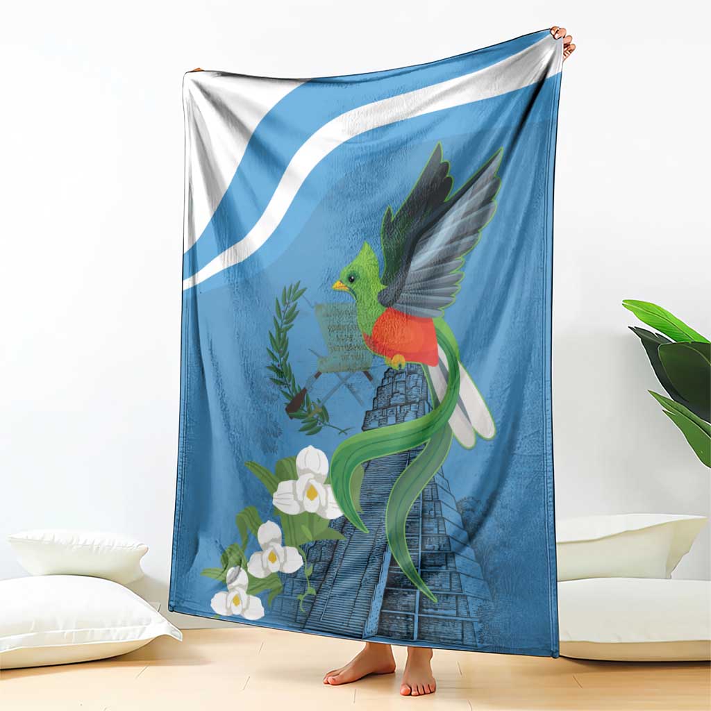Guatemala Independence Day Blanket Guatemalan Quetzal Libre Crezca Fecundo - Wonder Print Shop