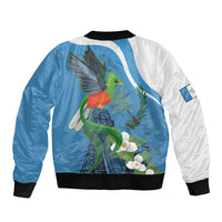 Guatemala Independence Day Bomber Jacket Guatemalan Quetzal Libre Crezca Fecundo - Wonder Print Shop