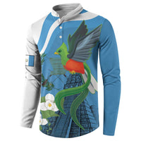 Guatemala Independence Day Button Sweatshirt Guatemalan Quetzal Libre Crezca Fecundo - Wonder Print Shop