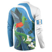Guatemala Independence Day Button Sweatshirt Guatemalan Quetzal Libre Crezca Fecundo - Wonder Print Shop