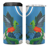 Guatemala Independence Day 4 in 1 Can Cooler Tumbler Guatemalan Quetzal Libre Crezca Fecundo - Wonder Print Shop