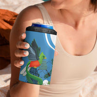 Guatemala Independence Day 4 in 1 Can Cooler Tumbler Guatemalan Quetzal Libre Crezca Fecundo - Wonder Print Shop