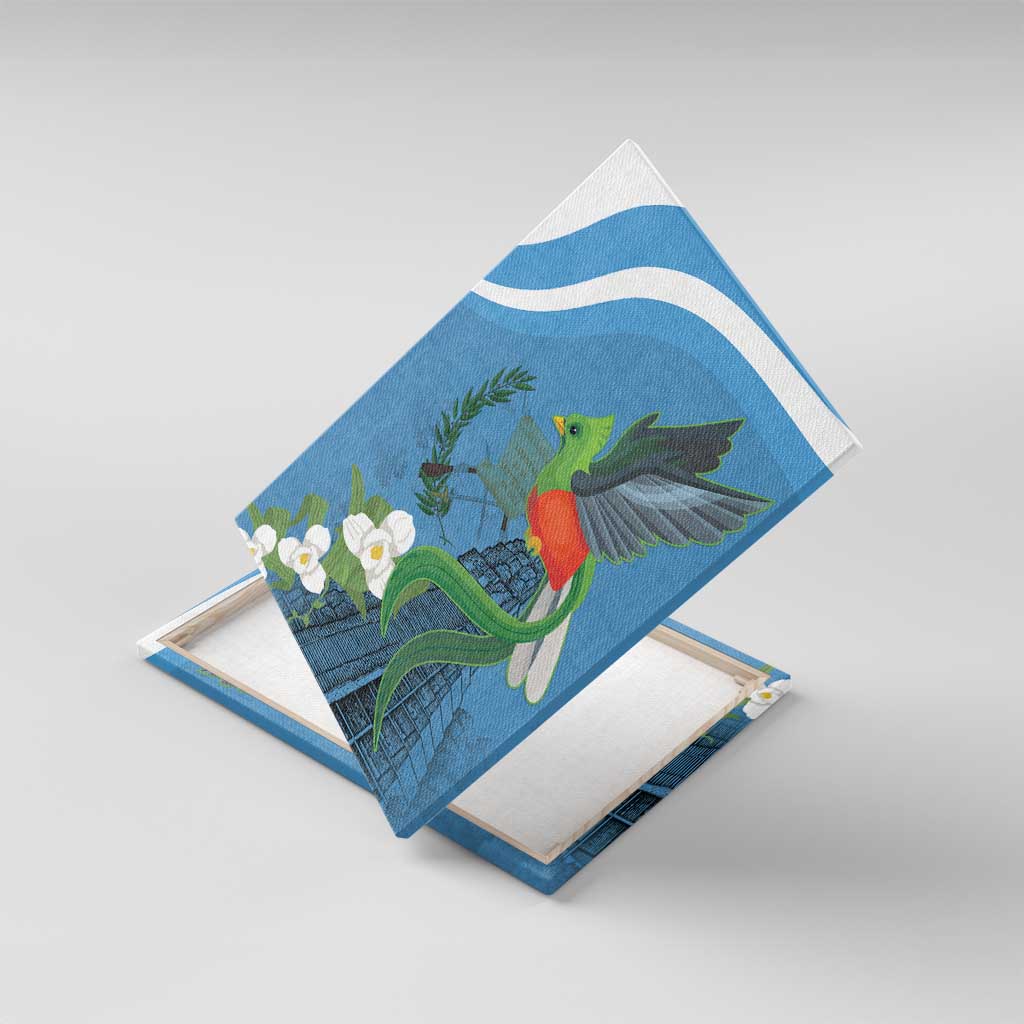 Guatemala Independence Day Canvas Wall Art Guatemalan Quetzal Libre Crezca Fecundo - Wonder Print Shop