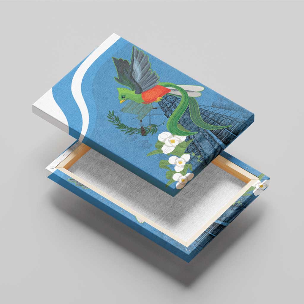 Guatemala Independence Day Canvas Wall Art Guatemalan Quetzal Libre Crezca Fecundo - Wonder Print Shop