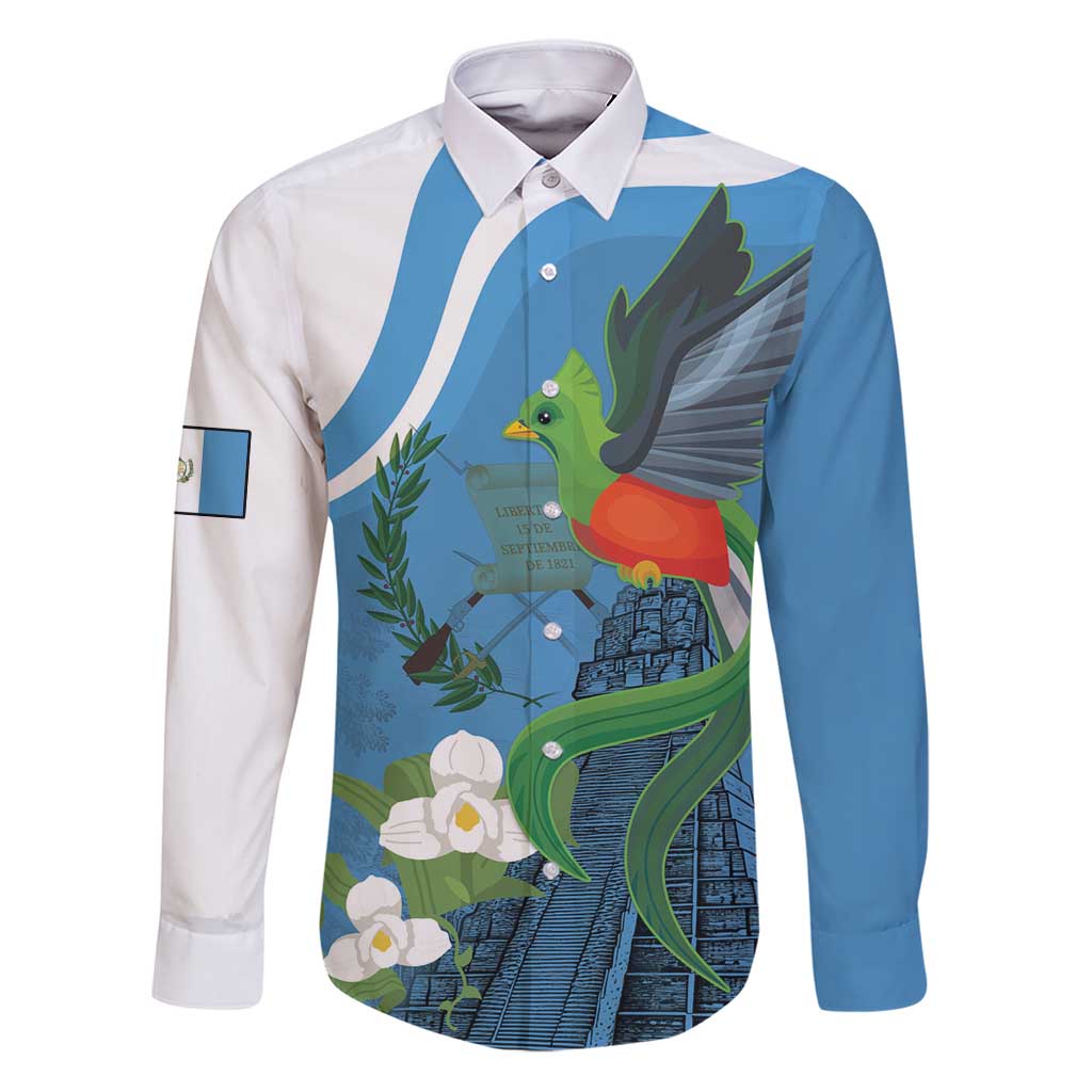 Guatemala Independence Day Family Matching Puletasi and Hawaiian Shirt Guatemalan Quetzal Libre Crezca Fecundo - Wonder Print Shop