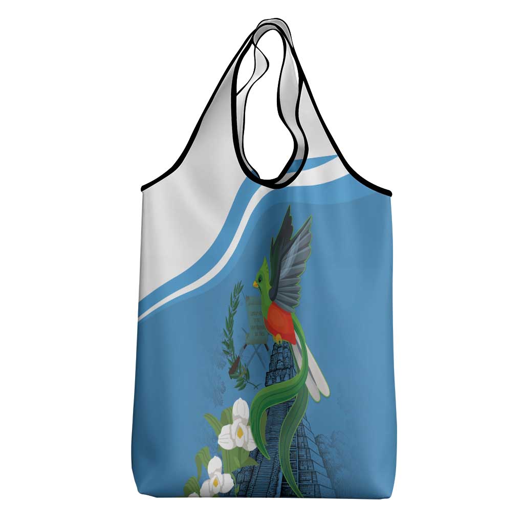 Guatemala Independence Day Grocery Bag Guatemalan Quetzal Libre Crezca Fecundo - Wonder Print Shop