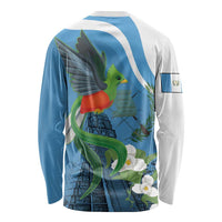 Guatemala Independence Day Long Sleeve Shirt Guatemalan Quetzal Libre Crezca Fecundo - Wonder Print Shop