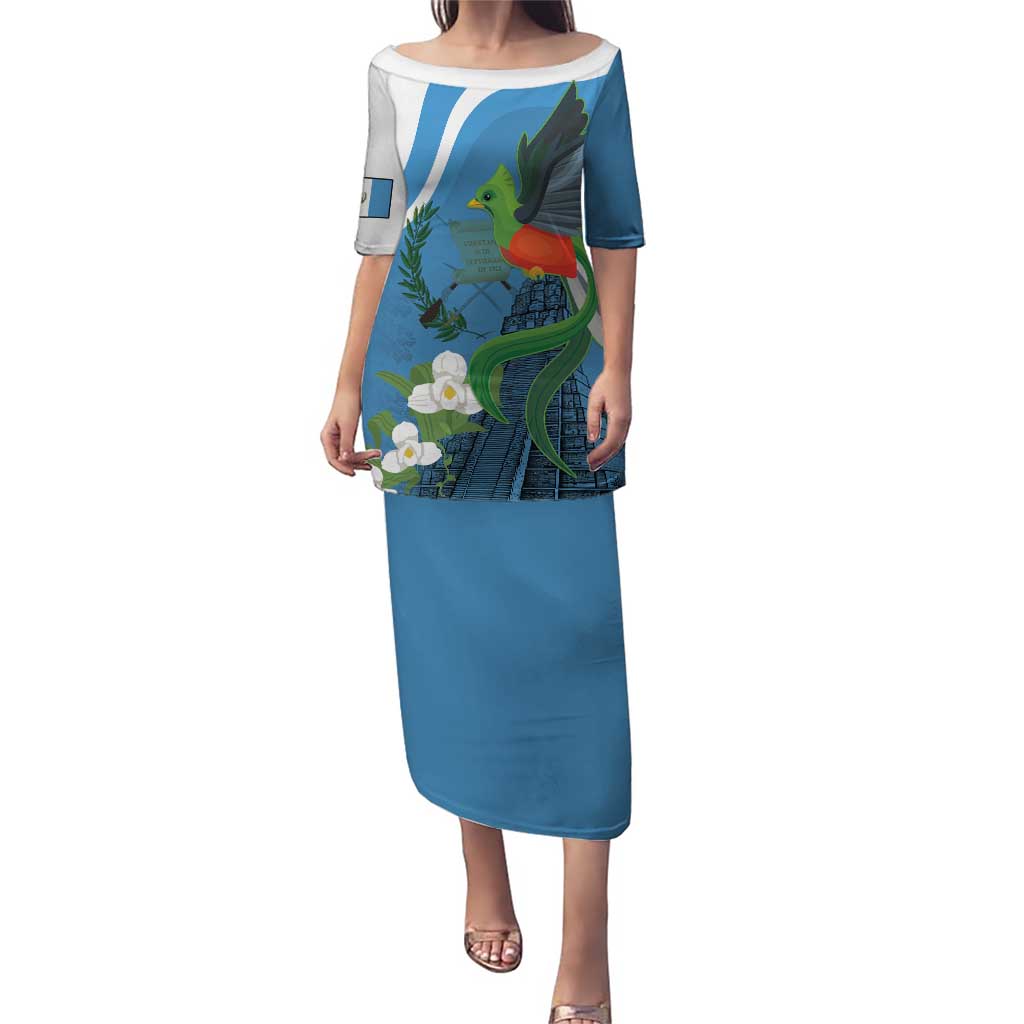 Guatemala Independence Day Puletasi Guatemalan Quetzal Libre Crezca Fecundo - Wonder Print Shop