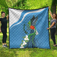 Guatemala Independence Day Quilt Guatemalan Quetzal Libre Crezca Fecundo - Wonder Print Shop