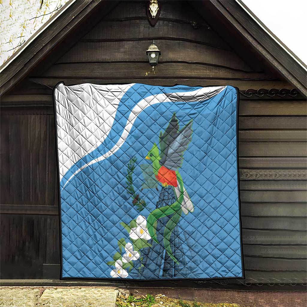 Guatemala Independence Day Quilt Guatemalan Quetzal Libre Crezca Fecundo - Wonder Print Shop