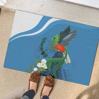 Guatemala Independence Day Rubber Doormat Guatemalan Quetzal Libre Crezca Fecundo - Wonder Print Shop