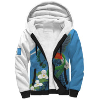 Guatemala Independence Day Sherpa Hoodie Guatemalan Quetzal Libre Crezca Fecundo - Wonder Print Shop