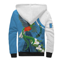 Guatemala Independence Day Sherpa Hoodie Guatemalan Quetzal Libre Crezca Fecundo - Wonder Print Shop