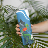 Guatemala Independence Day Skinny Tumbler Guatemalan Quetzal Libre Crezca Fecundo - Wonder Print Shop