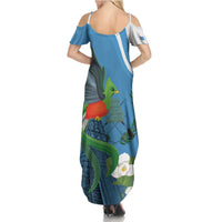 Guatemala Independence Day Summer Maxi Dress Guatemalan Quetzal Libre Crezca Fecundo - Wonder Print Shop