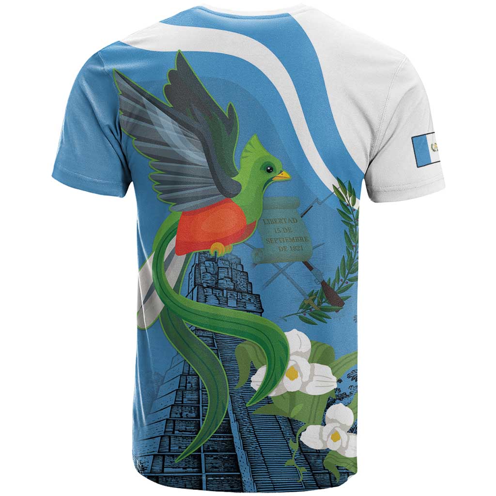 Guatemala Independence Day T Shirt Guatemalan Quetzal Libre Crezca Fecundo - Wonder Print Shop