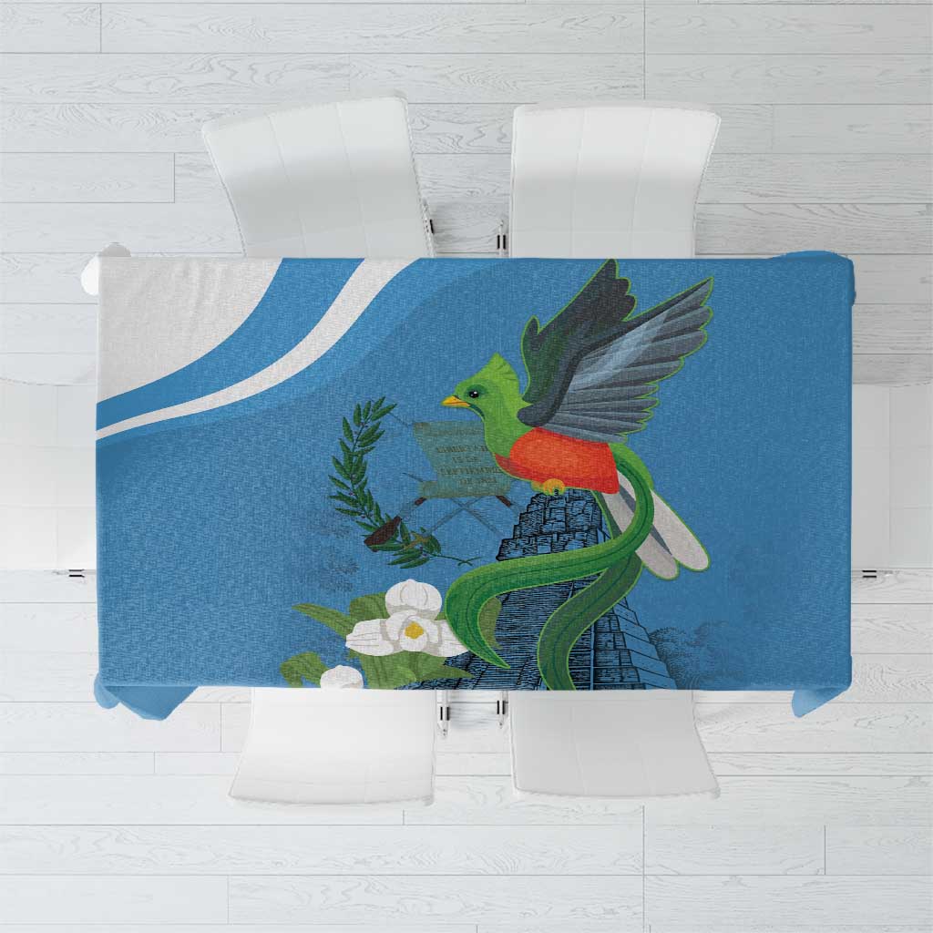 Guatemala Independence Day Tablecloth Guatemalan Quetzal Libre Crezca Fecundo - Wonder Print Shop