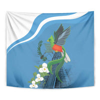 Guatemala Independence Day Tapestry Guatemalan Quetzal Libre Crezca Fecundo - Wonder Print Shop