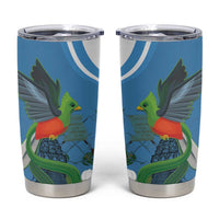 Guatemala Independence Day Tumbler Cup Guatemalan Quetzal Libre Crezca Fecundo - Wonder Print Shop