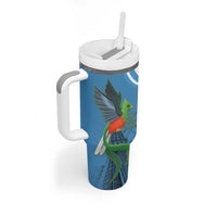 Guatemala Independence Day Tumbler With Handle Guatemalan Quetzal Libre Crezca Fecundo - Wonder Print Shop
