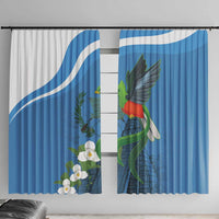 Guatemala Independence Day Window Curtain Guatemalan Quetzal Libre Crezca Fecundo - Wonder Print Shop