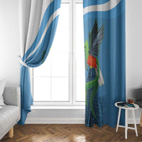 Guatemala Independence Day Window Curtain Guatemalan Quetzal Libre Crezca Fecundo - Wonder Print Shop
