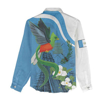 Guatemala Independence Day Women Casual Shirt Guatemalan Quetzal Libre Crezca Fecundo - Wonder Print Shop