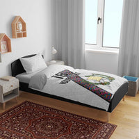 Custom Guatemala Football Bedding Set Los Chapines White Version - Wonder Print Shop