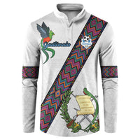 Custom Guatemala Football Button Sweatshirt Los Chapines White Version - Wonder Print Shop