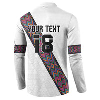 Custom Guatemala Football Button Sweatshirt Los Chapines White Version - Wonder Print Shop