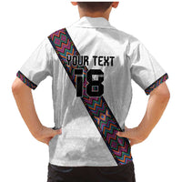 Custom Guatemala Football Family Matching Mermaid Dress and Hawaiian Shirt Los Chapines White Version - Wonder Print Shop