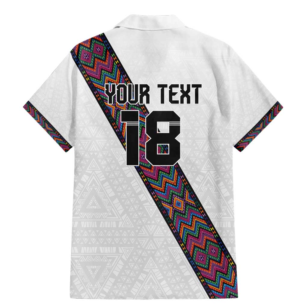 Custom Guatemala Football Family Matching Mermaid Dress and Hawaiian Shirt Los Chapines White Version - Wonder Print Shop