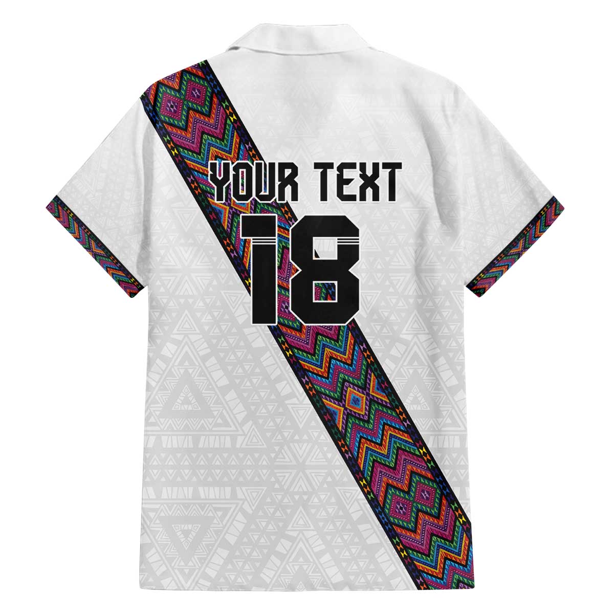 Custom Guatemala Football Family Matching Off The Shoulder Long Sleeve Dress and Hawaiian Shirt Los Chapines White Version - Wonder Print Shop