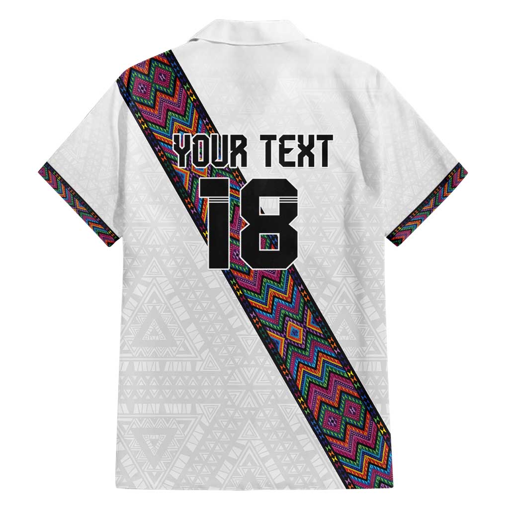 Custom Guatemala Football Hawaiian Shirt Los Chapines White Version - Wonder Print Shop