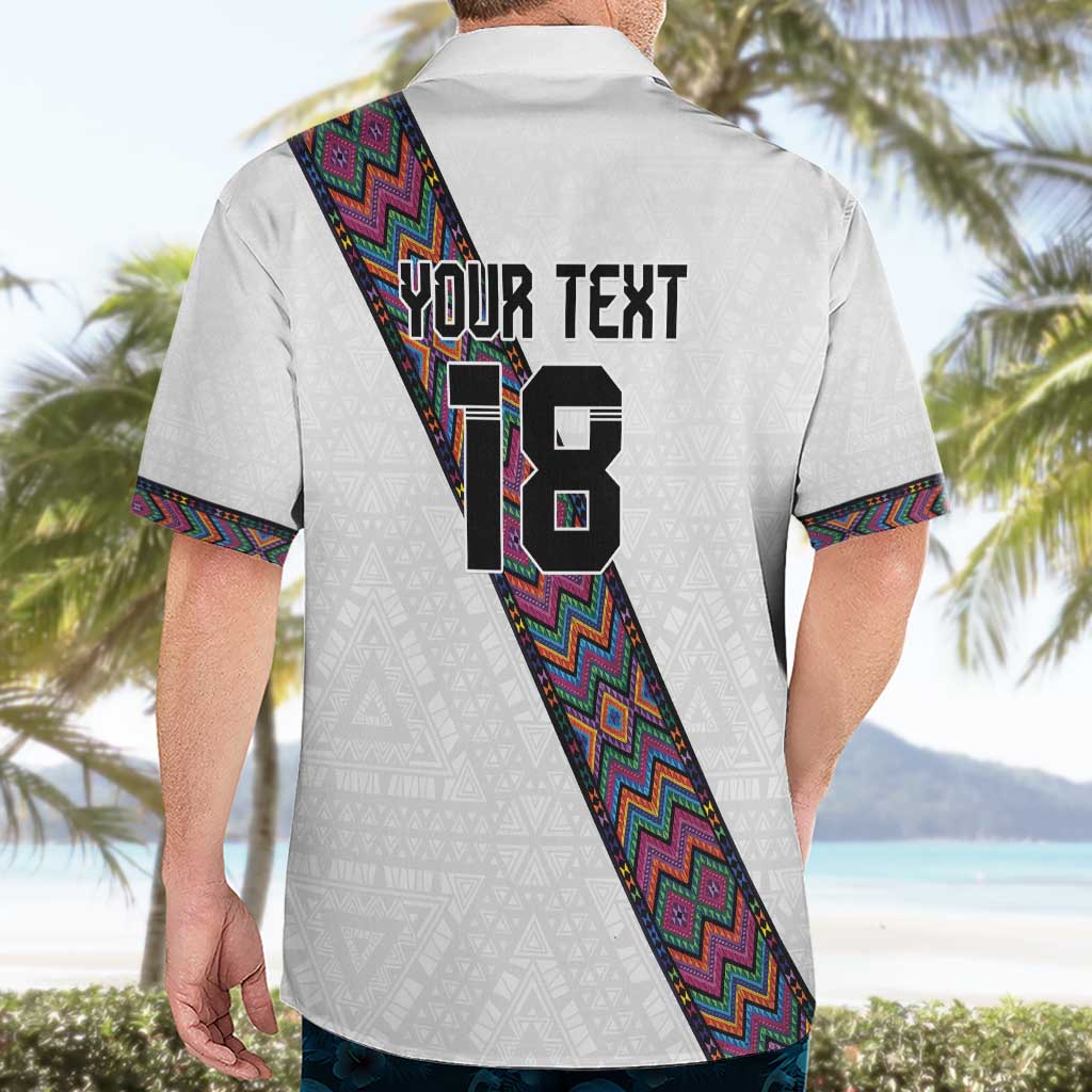 Custom Guatemala Football Hawaiian Shirt Los Chapines White Version - Wonder Print Shop