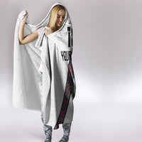 Custom Guatemala Football Hooded Blanket Los Chapines White Version - Wonder Print Shop